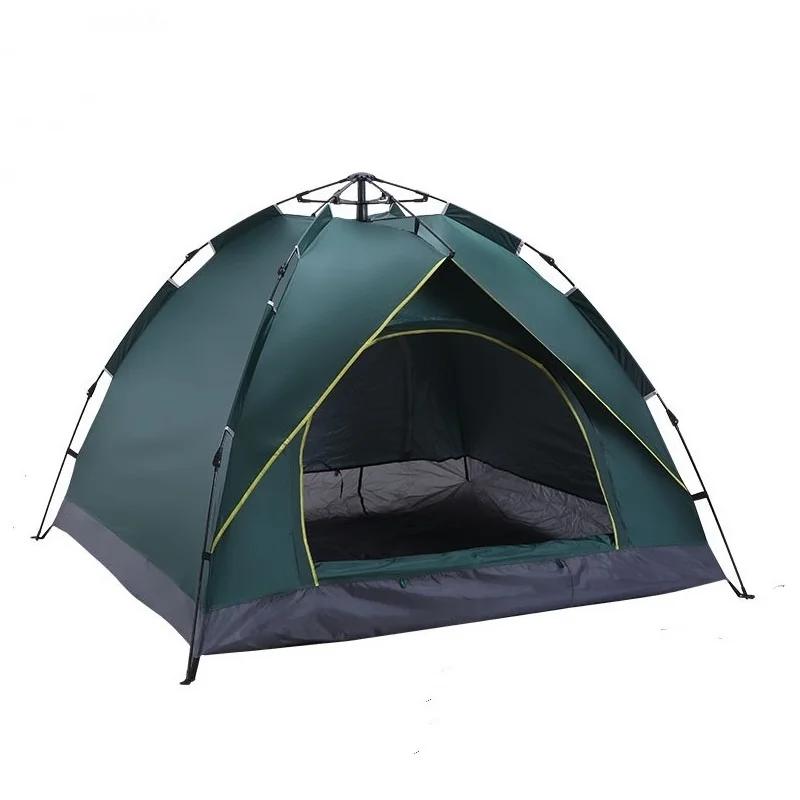 Tente de camping entièrement automatique, anti-pluie, coupe-vent, anti-UV, pop-up, tentes extérieure