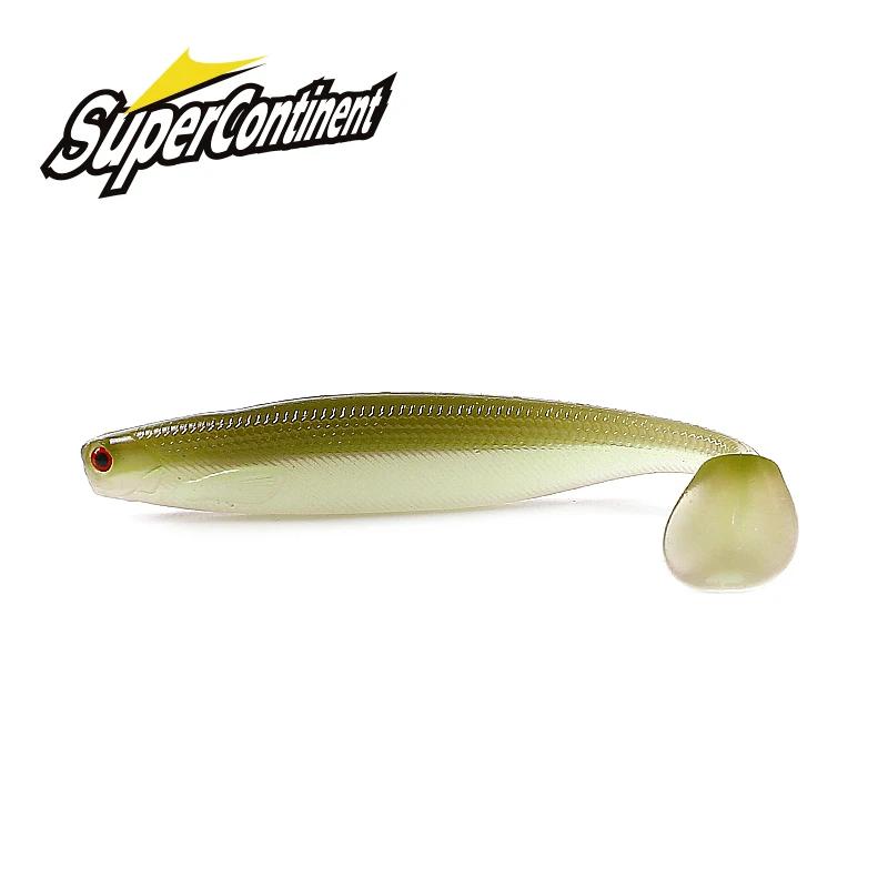 2022 Supercontinent ShadTeez 5 cm/7 cm/10 cm brochet Zander prédateur pêche yeux 3d leurre souple le