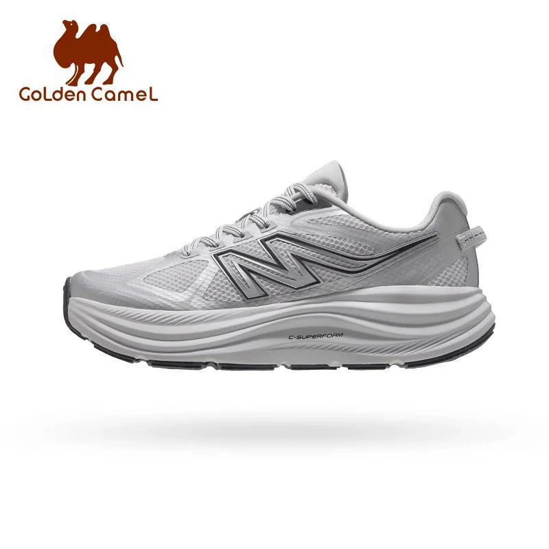 Chaussures de sport GOLDEN CAMEL tout-terrain pour hommes et femmes - Baskets de course à semelles épaisses