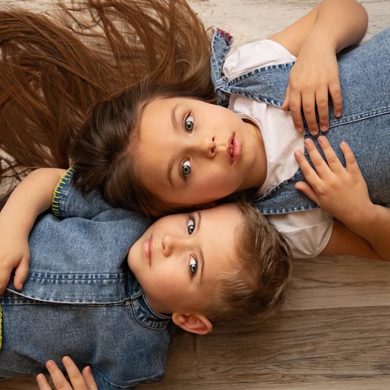 Ensemble de robe en denim pour filles, barboteuses pour bébés garçons, chemise décontractée, jupe po