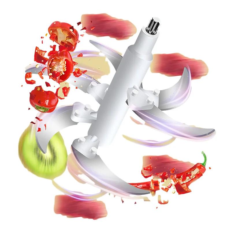 Hachoirs à viande électriques 5L, broyeur alimentaire en acier inoxydable 304, trancheur de légumes