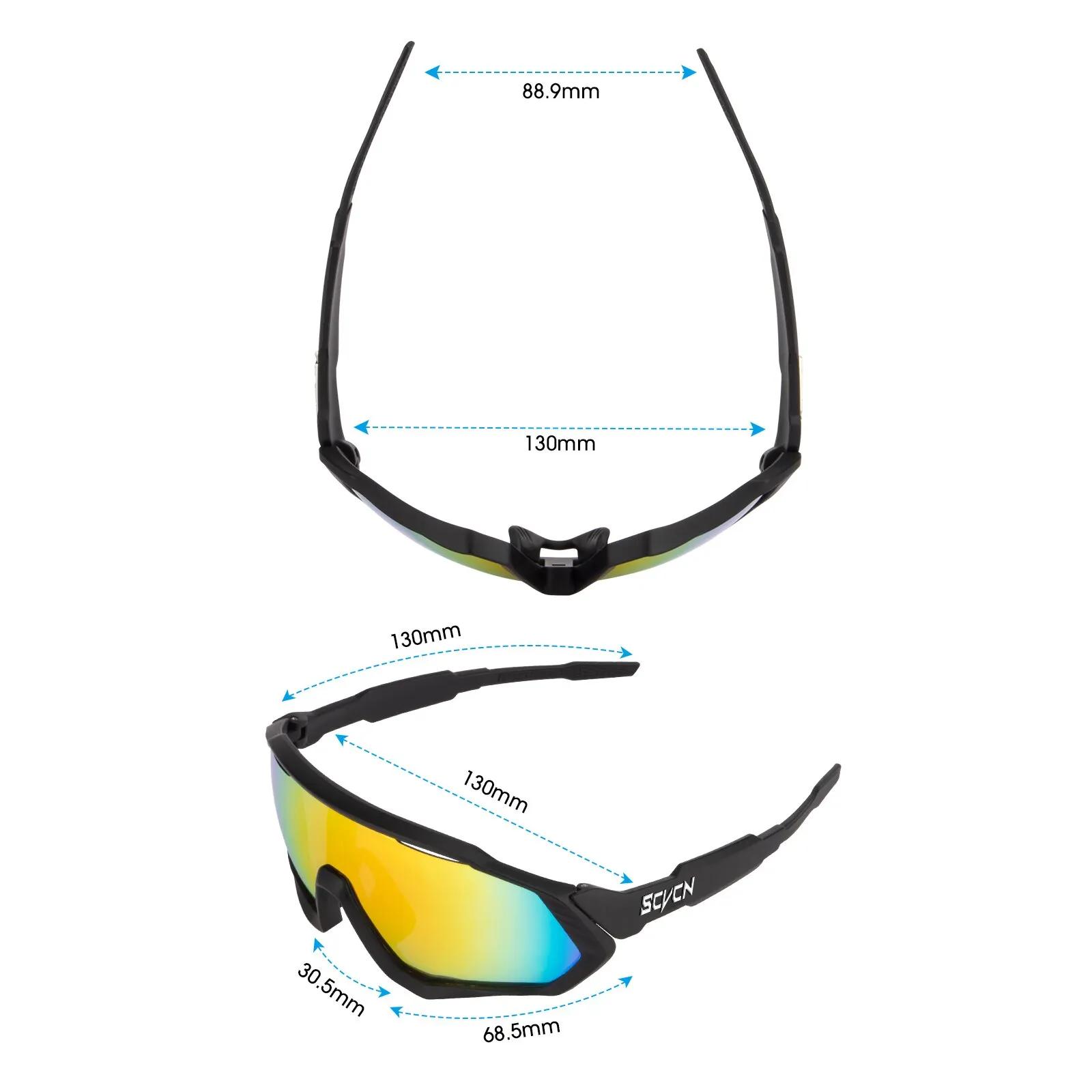 SCVCN lunettes de cyclisme photochromiques Sport lunettes de soleil hommes vtt montagne route vélo l