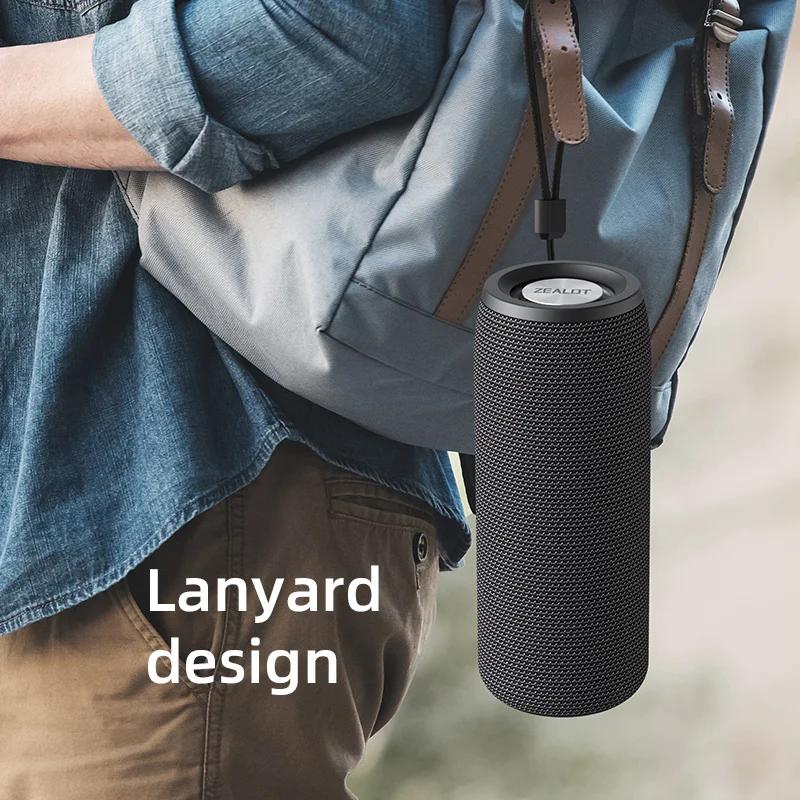 ZEALOT-S51 haut-parleur Bluetooth Portable TWS caisson de basses sans fil haut-parleurs extérieurs é