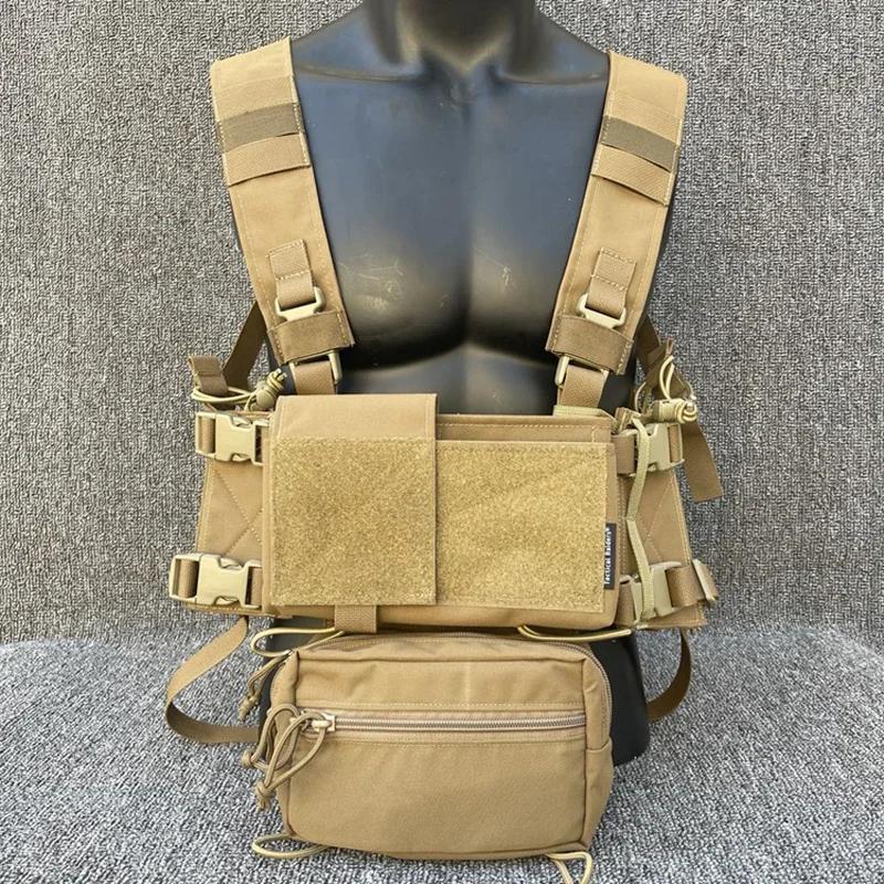 Plate-forme de poitrine tactique D3CRM, Kit de harnais en H MK3 MK4, sangle d'épaule, gilet Multicam