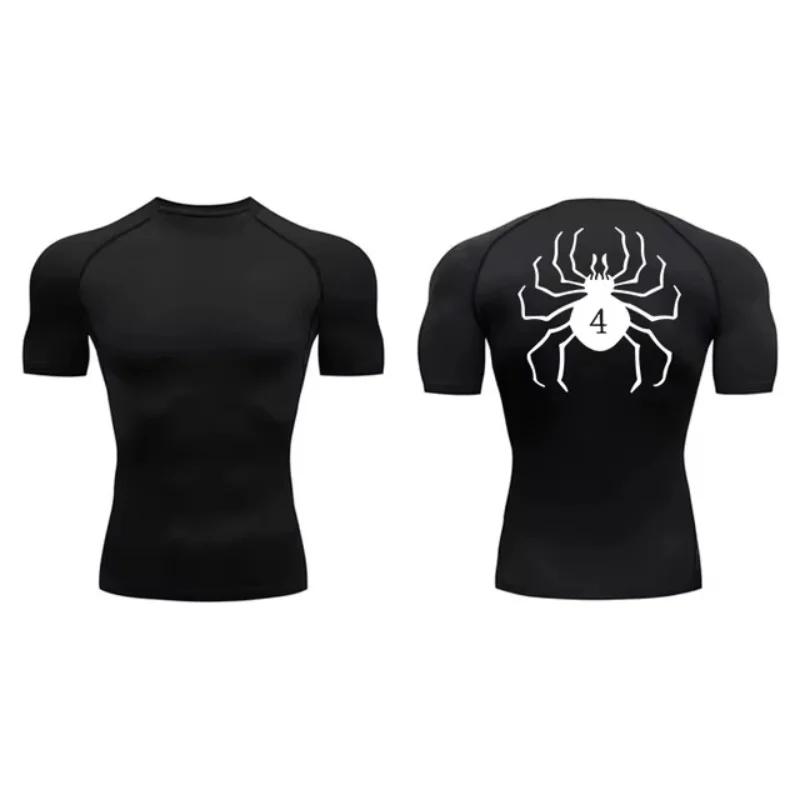 Jin Woo chemise de Compression Compression gymnase Sung Jin Woo Solo nivellement Anime Muscleshirt v