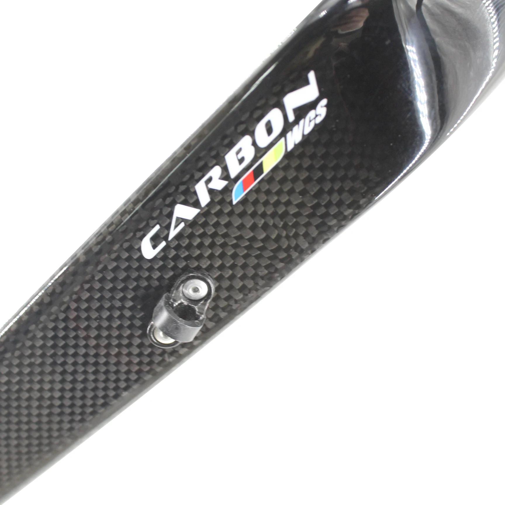 Date 26/27.5/29 "pouces VTT 3K pleine Fiber de carbone vélo fourche avant frein à disque fourche en