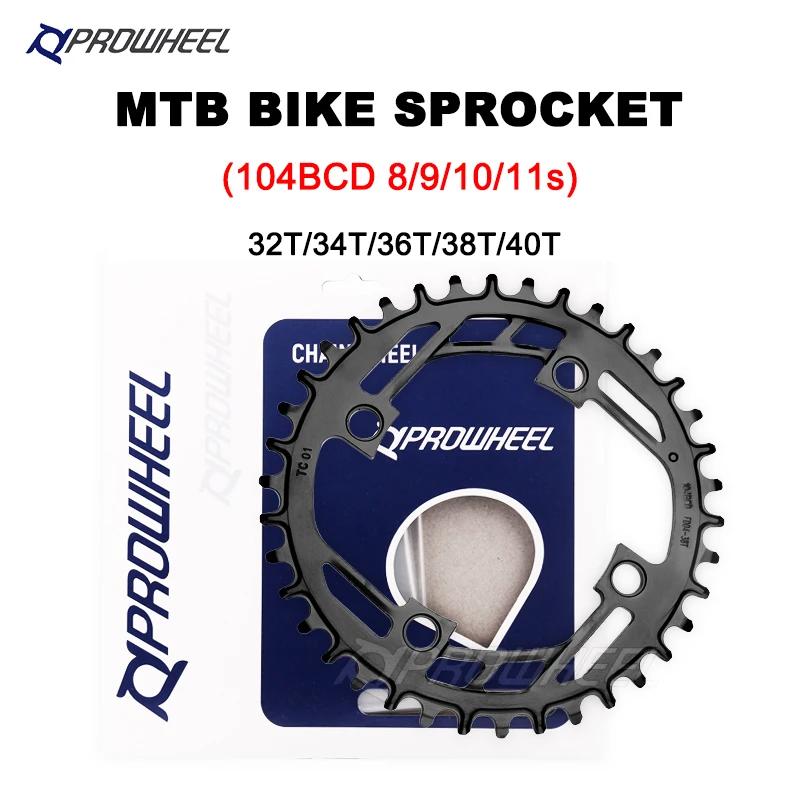 PROWHEEL – plateau de vélo de montagne étroit et large, 32T 34T 36T 38T 40T, roue à chaîne 104BCD, p