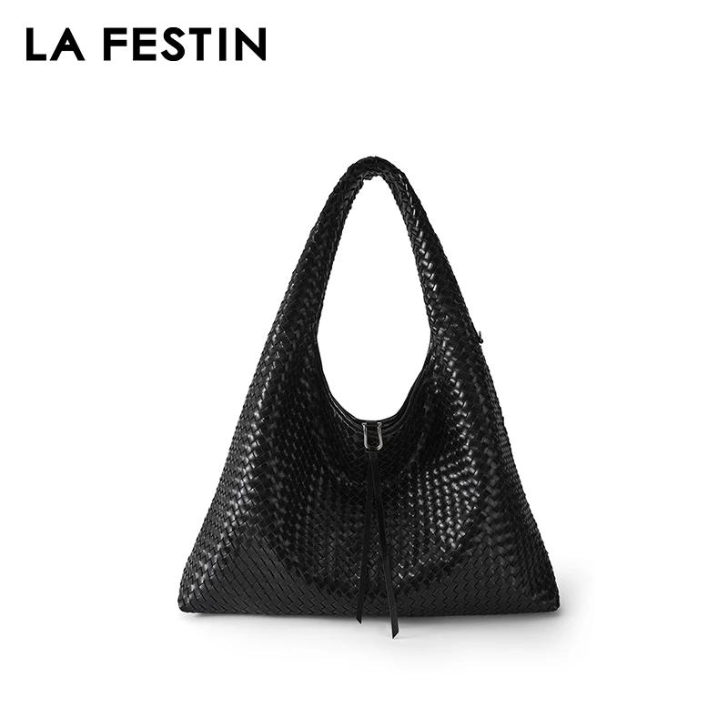 Sac à main pour femme LA FESTIN, nouvelle tendance, sac à bandoulière, sac tissé, grand sac à main,