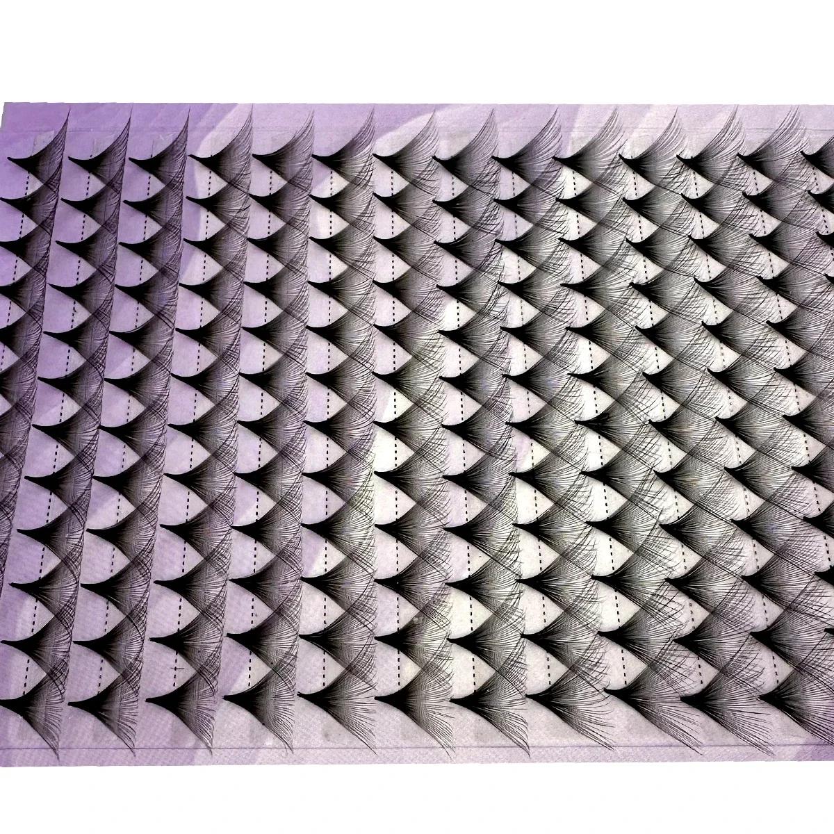 30/40D ventilateurs préfabriqués 0.05 Super moelleux gros ventilateurs Extensions de cils Base mince
