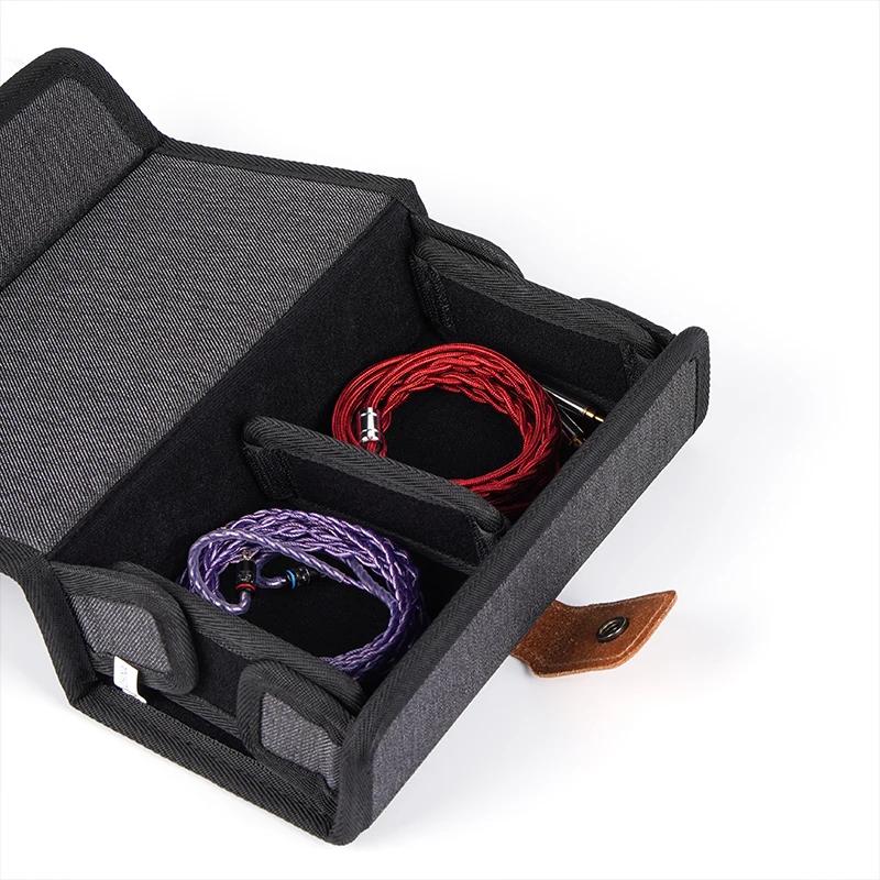 Étui pour écouteurs numérique multifonctionnel, 4 tailles, lecteur HIFI DAP, boîte de rangement de c