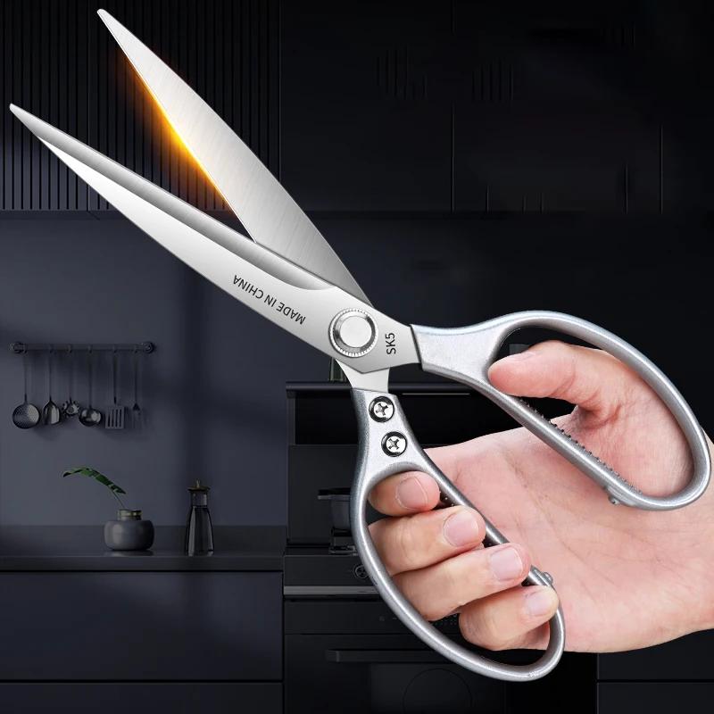 Ciseaux de cuisine multifonctionnels pour barbecue, en acier inoxydable, pour couper les aliments, l