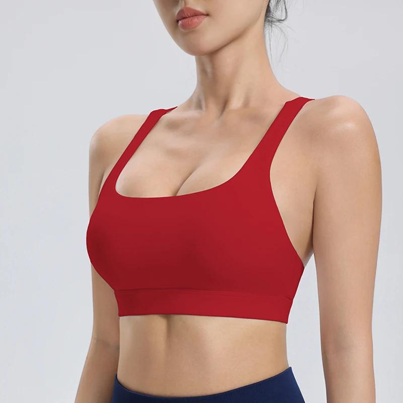 Soutien-gorge de sport pour femmes, séchage rapide, sans anneaux en acier, soutien-gorge de Yoga, ra