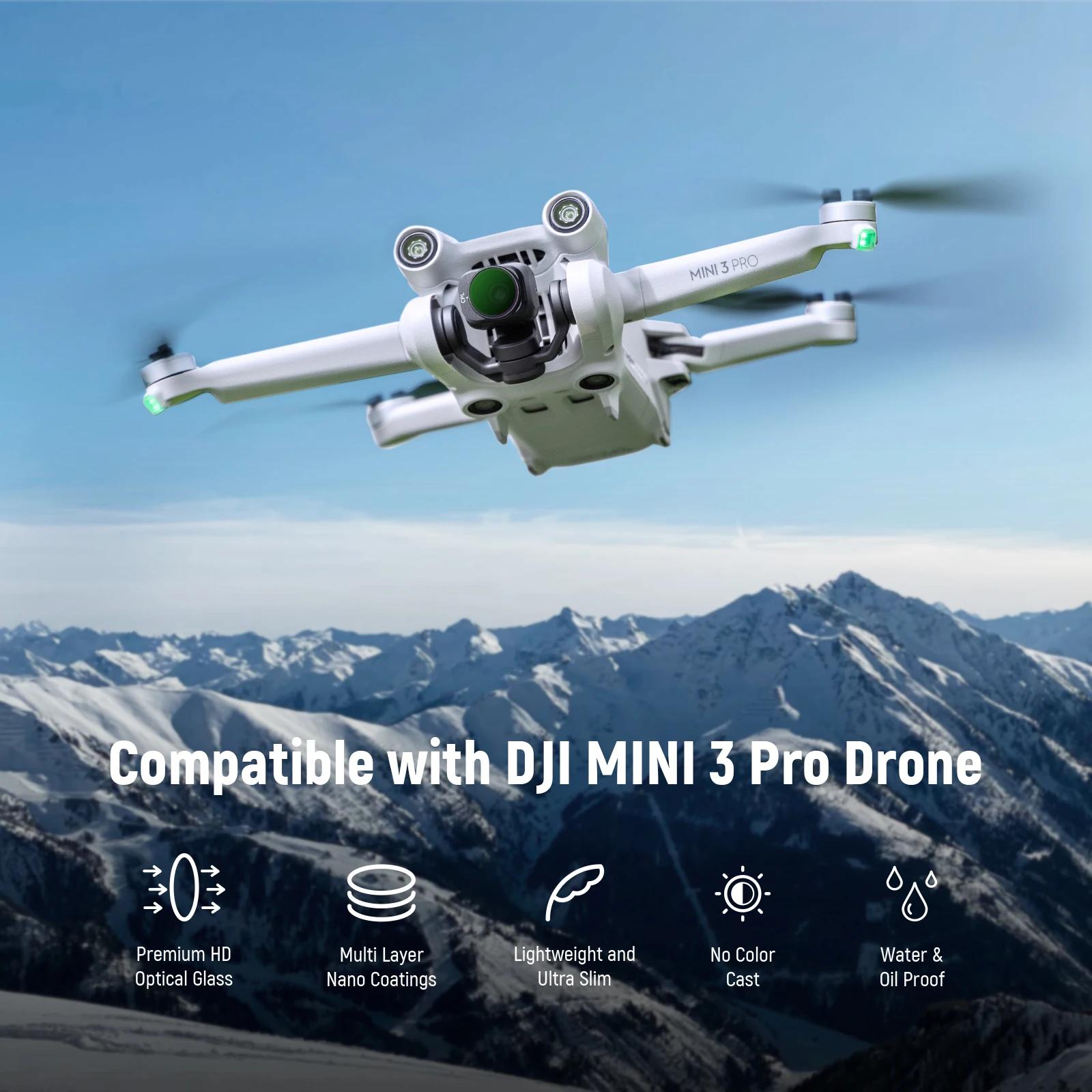 NEEWER – ensemble de filtres ND compatibles avec DJI Mini 3/Mini 3 Pro, paquet de 6, filtre à densit