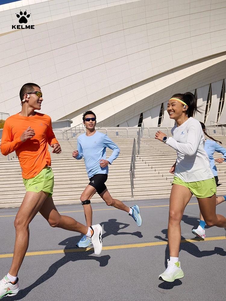 Kelme-Shorts de course tissés pour hommes, évac80-l'humidité, séchage rapide, pantalons d'entraîneme