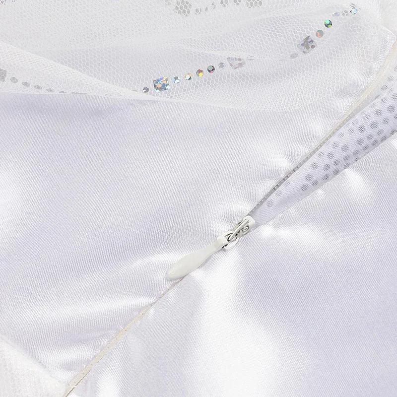 Robes de princesse Elsa blanches Disney la reine des neiges 2, tenue reine des neiges, Cosplay, fête