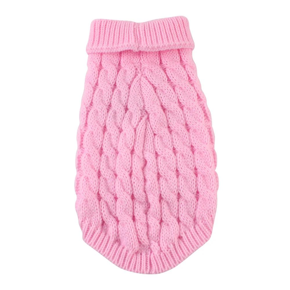 Classique solide Chihuahua chiot chien pull pour petits chiens hiver chaud vêtements pour animaux de