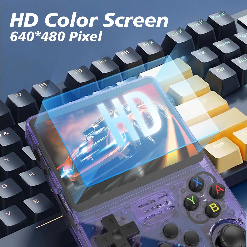 Console de jeu vidéo Open Source R36S, système Linux, écran IPS 3.5 pouces, lecteur vidéo de poche p