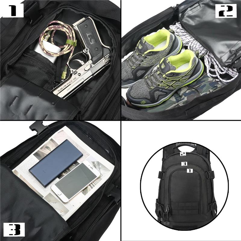Sac à dos souple pour homme, sac à dos de randonnée en plein air, sac à dos de camping, sac de voyag