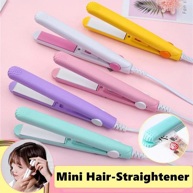 Mini fer à lisser, fournitures pour cheveux bouclés et lisses, fer à friser électrique thermostatiqu