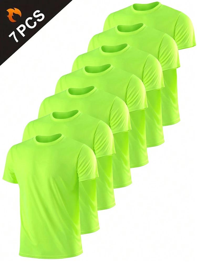 T-shirt de sport à séchage rapide ultraléger pour hommes, haut léger respirant, document solide, ent