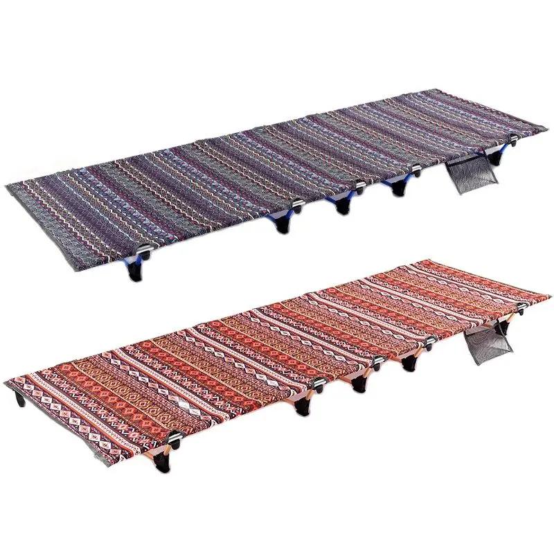 Lit pliant de Camping 185cm, tente de couchage extérieure pour une personne