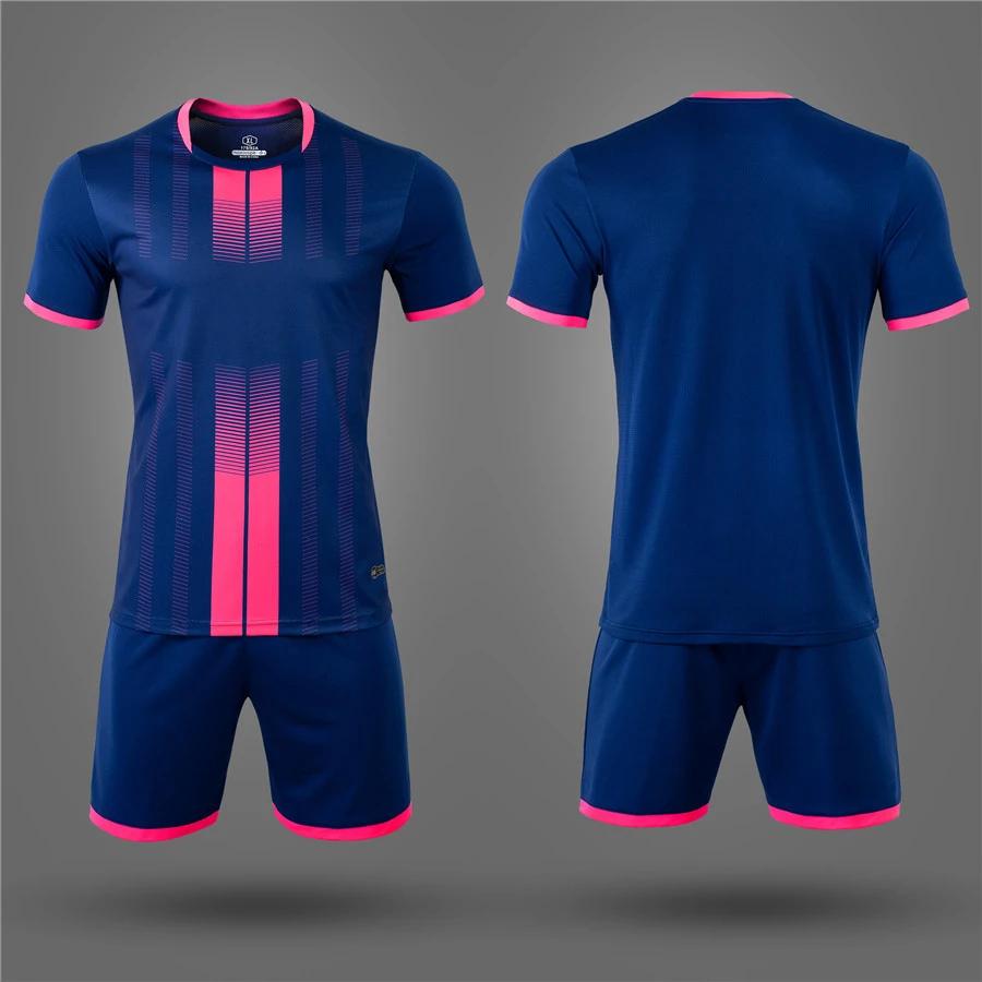 Ensemble de Football pour hommes, femmes et enfants, uniforme de volley-ball à manches courtes, mail