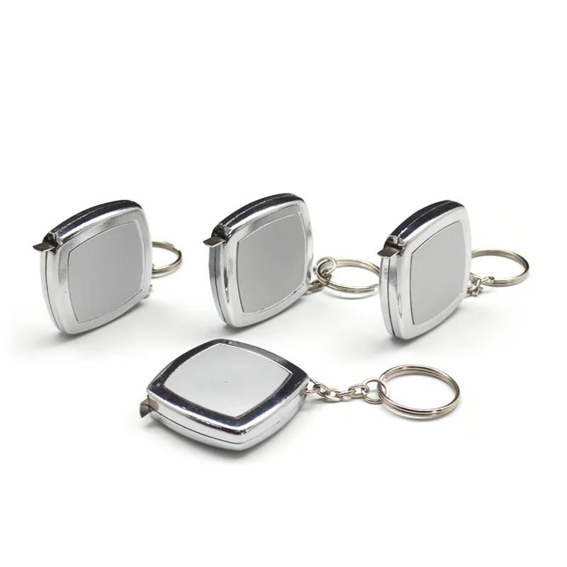 2 mètres petit ruban à mesurer porte-clés petit ruban à mesurer en acier Mini poche Portable Compact