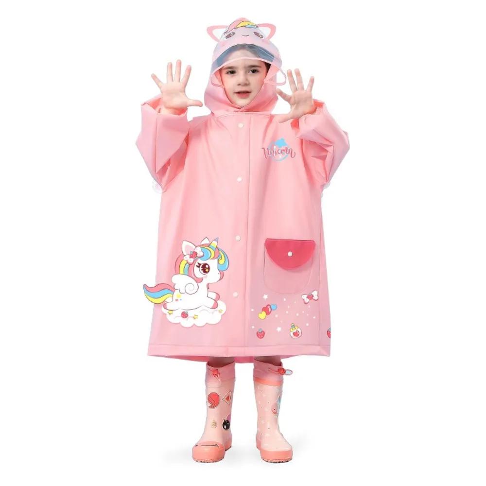 Imperméable pour enfants filles garçons maternelle préscolaire école primaire préscolaire sac à dos