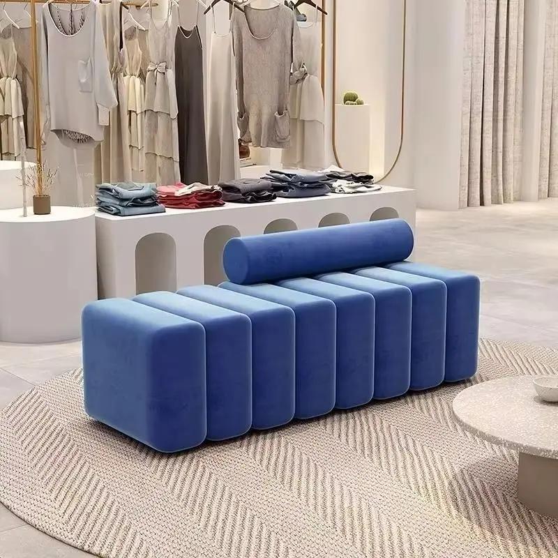 Tabouret à langer nordique pour chaussures d'entrée, peut s'asseoir à la maison, canapé, banc de che