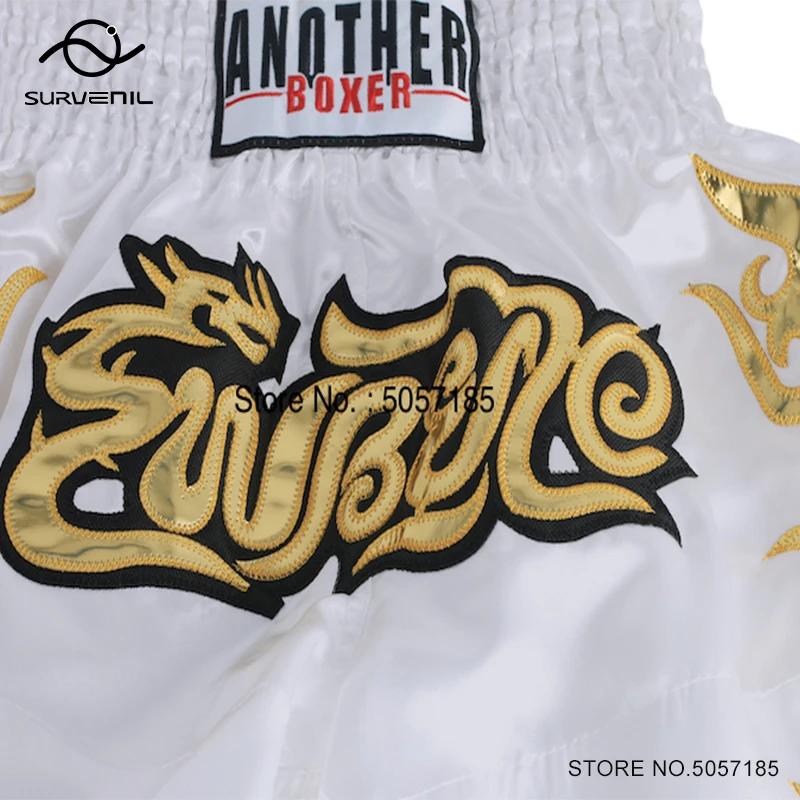 Muay Thai Shorts 2024 nouvelle Cage Fight Kickboxing MMA pantalons hommes femmes enfants broderie Sa