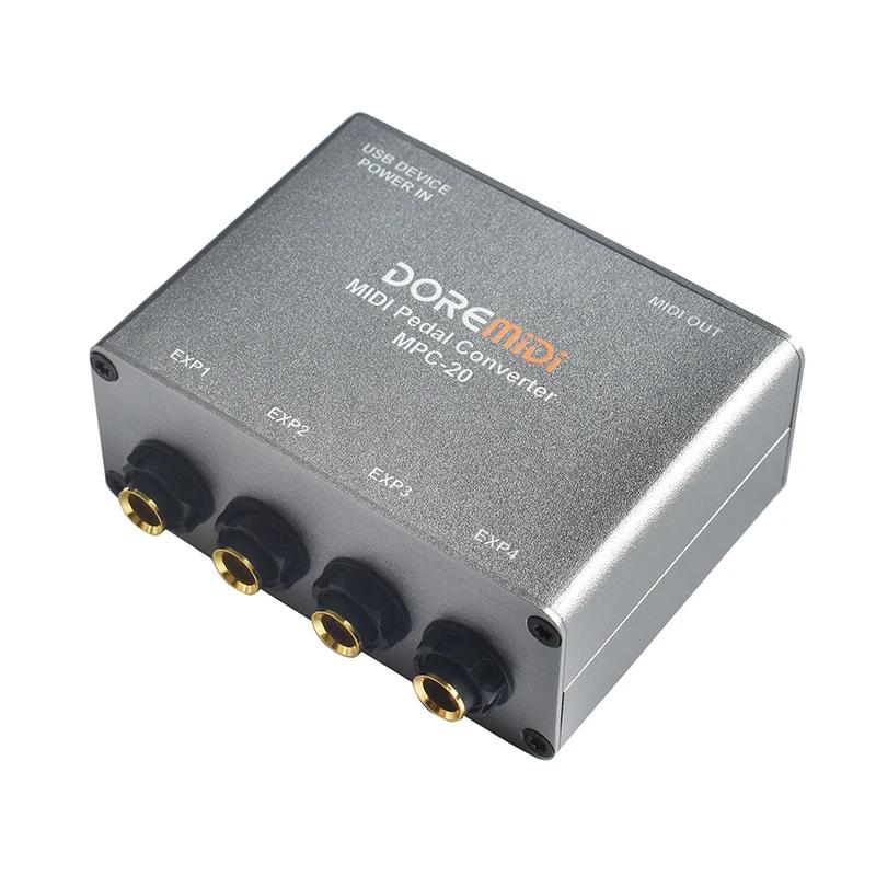 DOREMIDI Expression pédale convertisseur pédale extenseur de maintien MPC-20