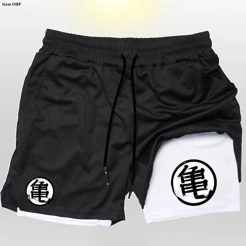 Z Goku Anime pantalons de survêtement Shorts hommes Gym Shorts de course hommes séchage rapide Sport