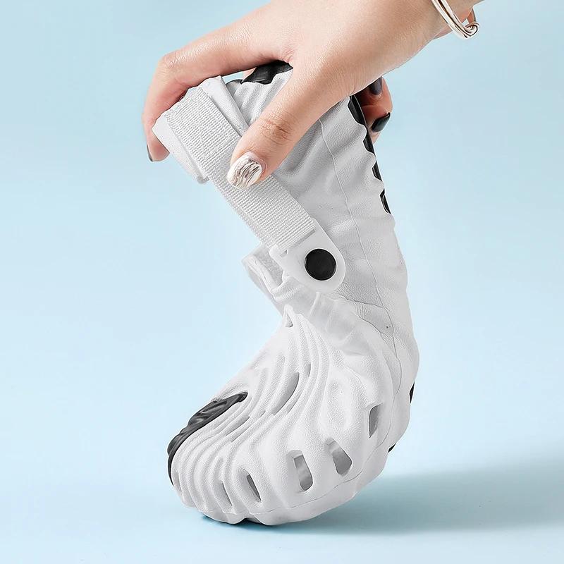 Sandales à semelle épaisse pour hommes, chaussures de plage à semelle souple pour sports de plein ai