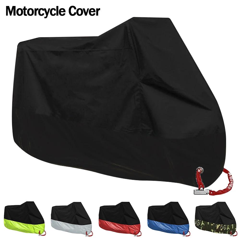 Housse de moto imperméable toutes saisons, anti-poussière, protection UV, pour l'extérieur et l'inté