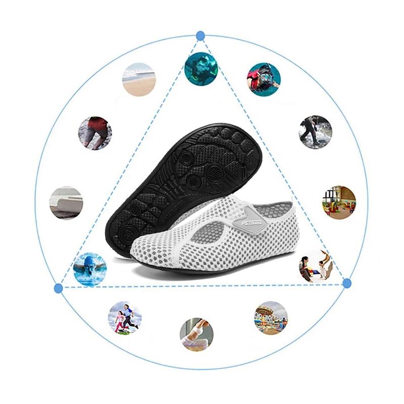 Chaussures d'eau d'extérieur unisexes, chaussettes de plage confortables à séchage rapide, pieds nus