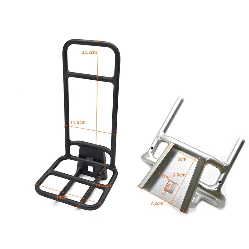 Porte-bagages avant en alliage d'aluminium pour sac de vélo Brompton, étagère avant légère