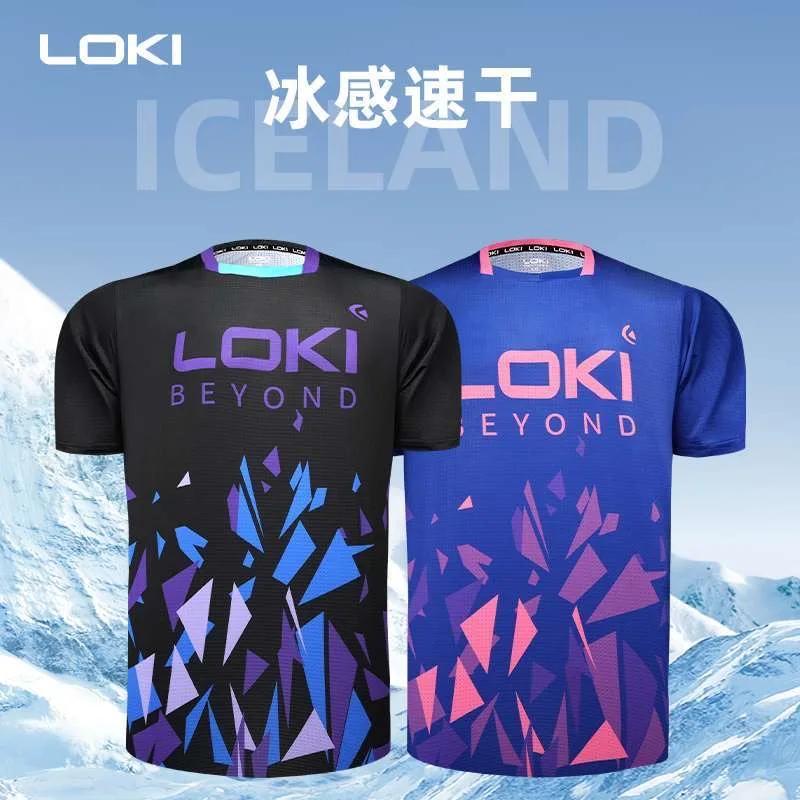LOKI – maillots de Tennis de Table, t-shorts d'entraînement, nouveau Style, absorbe la sueur, confor