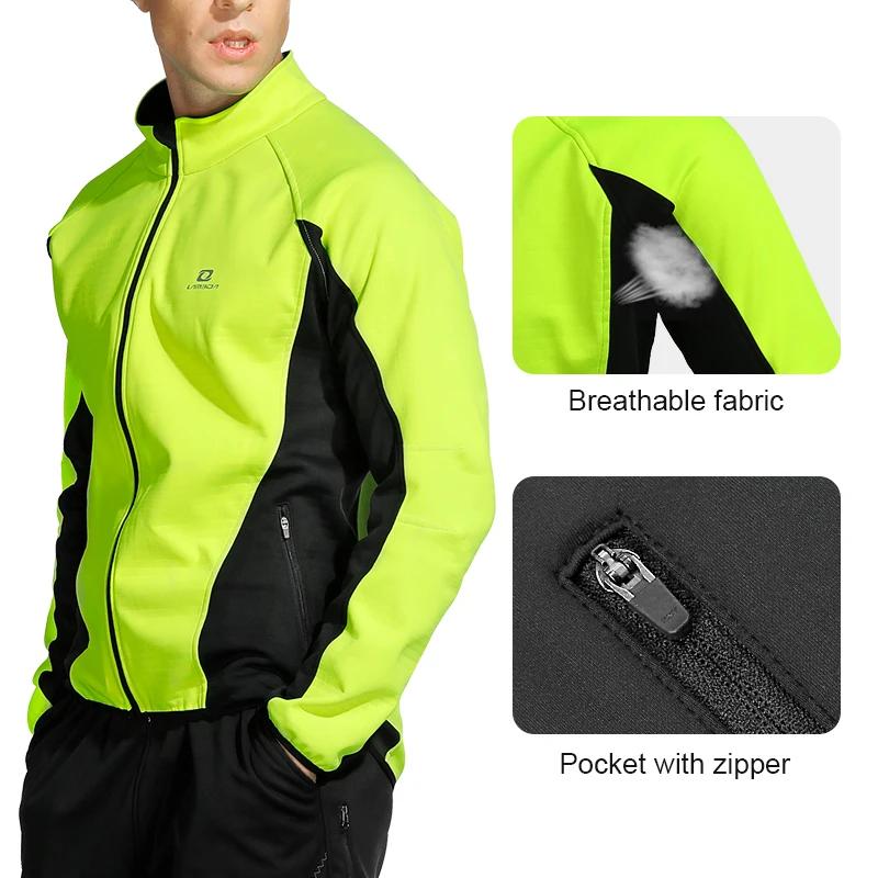 LAMEDA-Veste de cyclisme d'hiver pour homme, manteau thermique Smile, vêtements de vélo, coupe-vent,