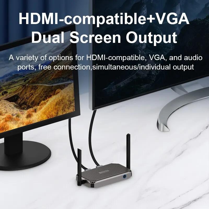 Hagibis – transmetteur et récepteur HDMI sans fil, Kits d'extension HDMI, Dongle d'affichage sans fi