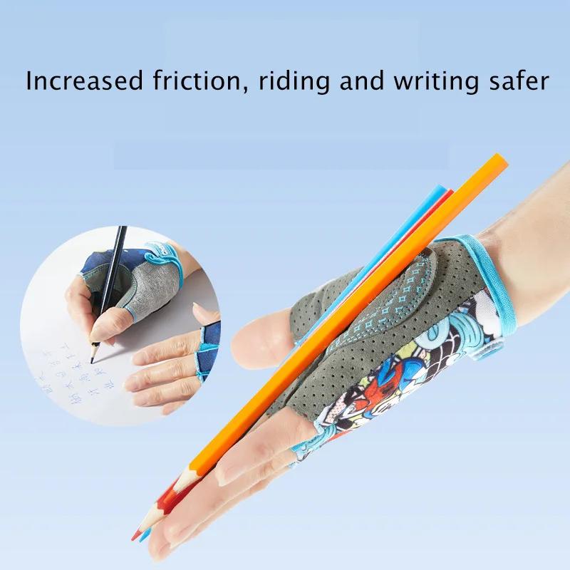 Gants d'été pour enfants, sport, vélo, garçon et fille, cyclisme, Anti-usure, entraînement de patina