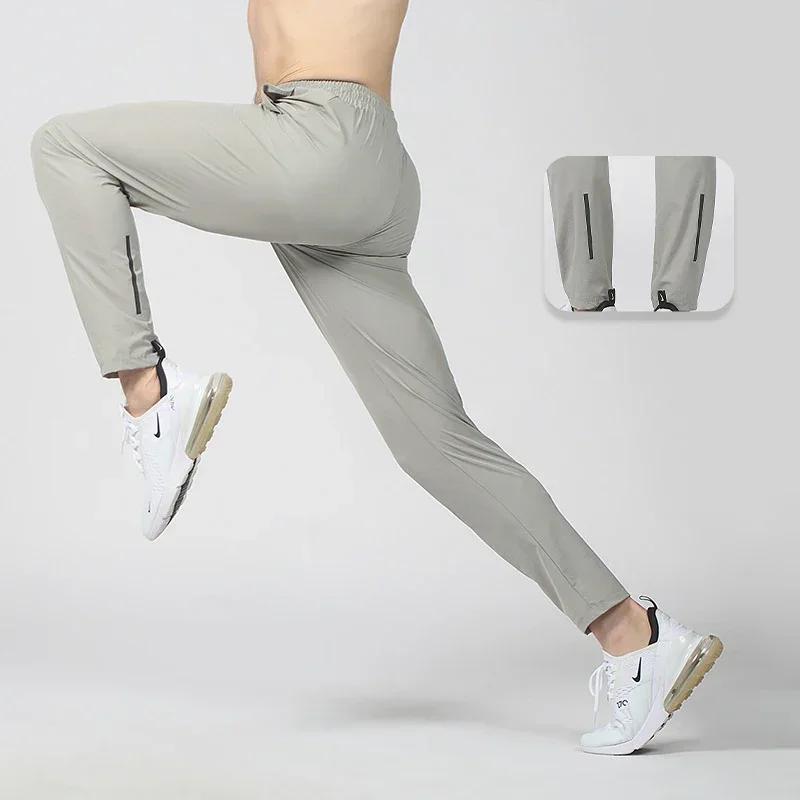 Pantalon crayon à séchage rapide pour hommes, pantalon de jogging serré, pantalon de fitness décontr