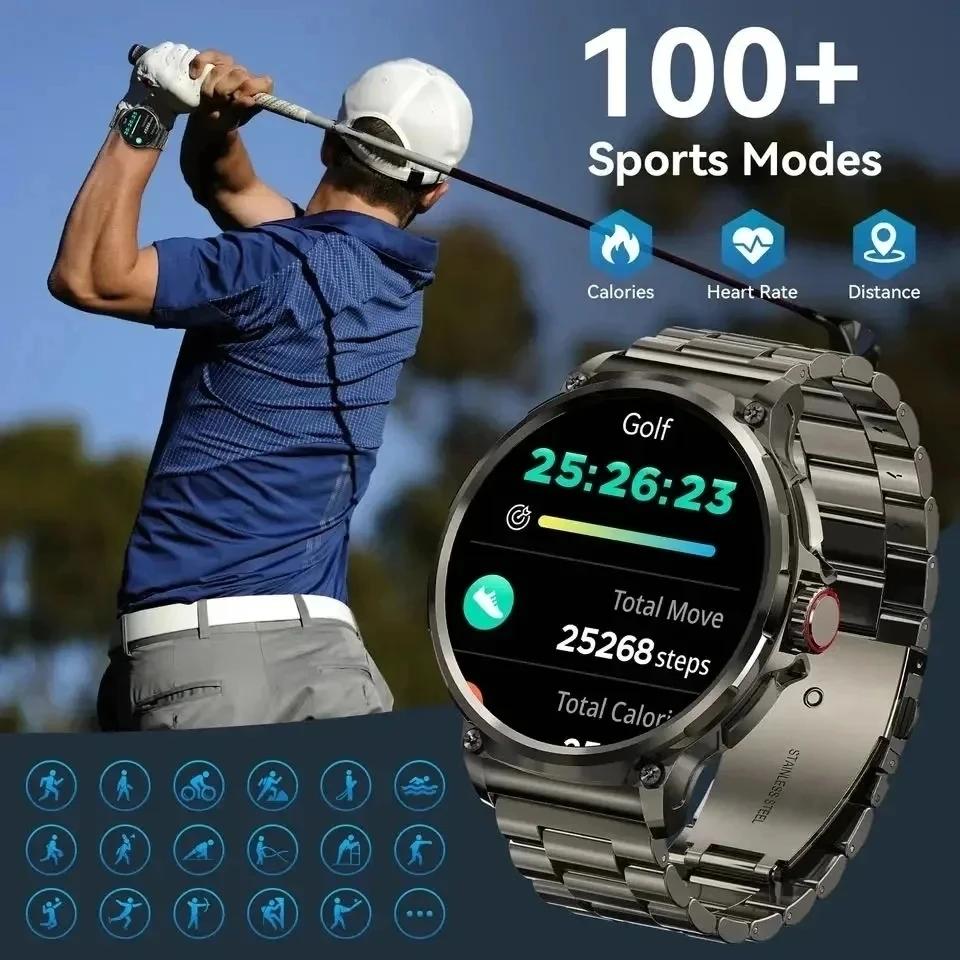 2026 Nouvelle montre intelligente ultra AMOLED 1,85 pouces, piste GPS, appel Bluetooth HD ; Grande b