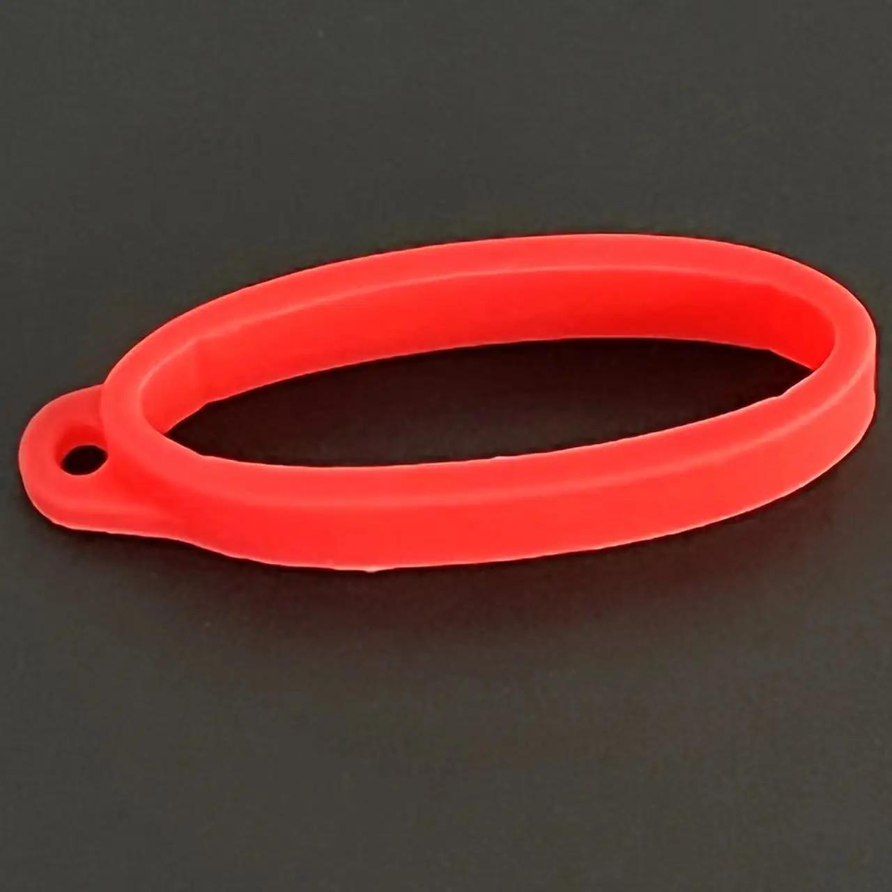 Anneau de lanière en Silicone de 40mm, avec trou pour boîte, accessoires de tige mécanique, boucle d