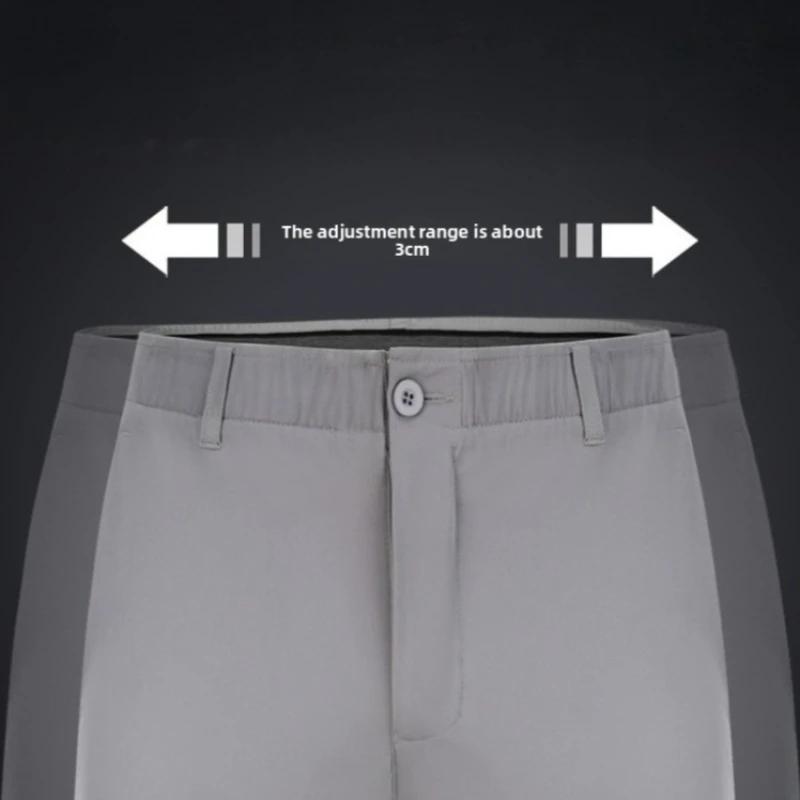 Pantalon de golf pour hommes, pantalon de sport à haute élasticité avec bande élastique à la taille,