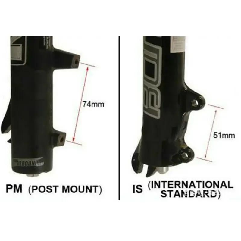 Adaptateur d'étrier de vtt PM/IS avant arrière 180/203mm, Rotors de frein à disque de vélo, adaptate