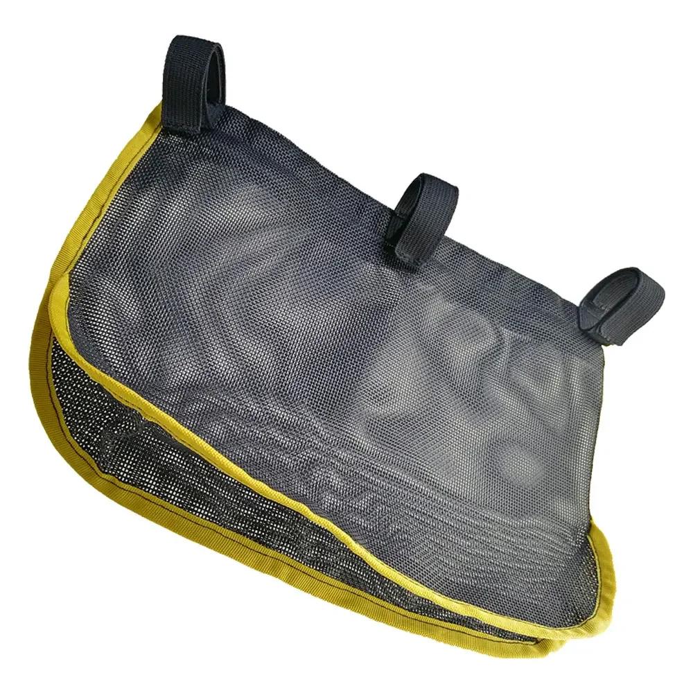 Sac de garde-corps de bateau Anti-UV, pochette en maille suspendue, sac de rangement pour Kayak, Yac