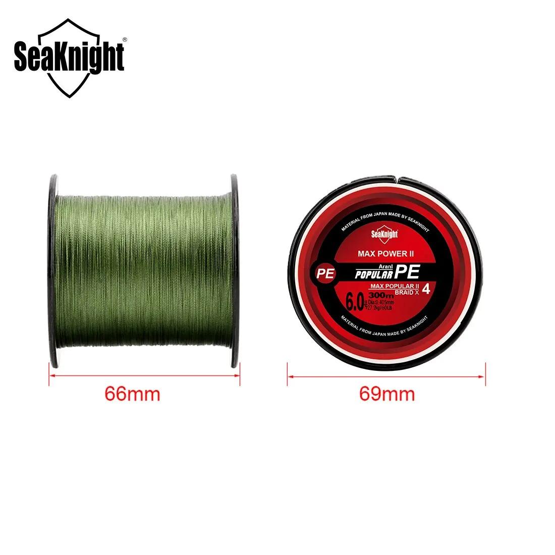 SeaKnight TriPoseidon Série 4 Brins Multifilament Ligne De Pêche 300M PE Ligne Tressée Lisse Carpe P