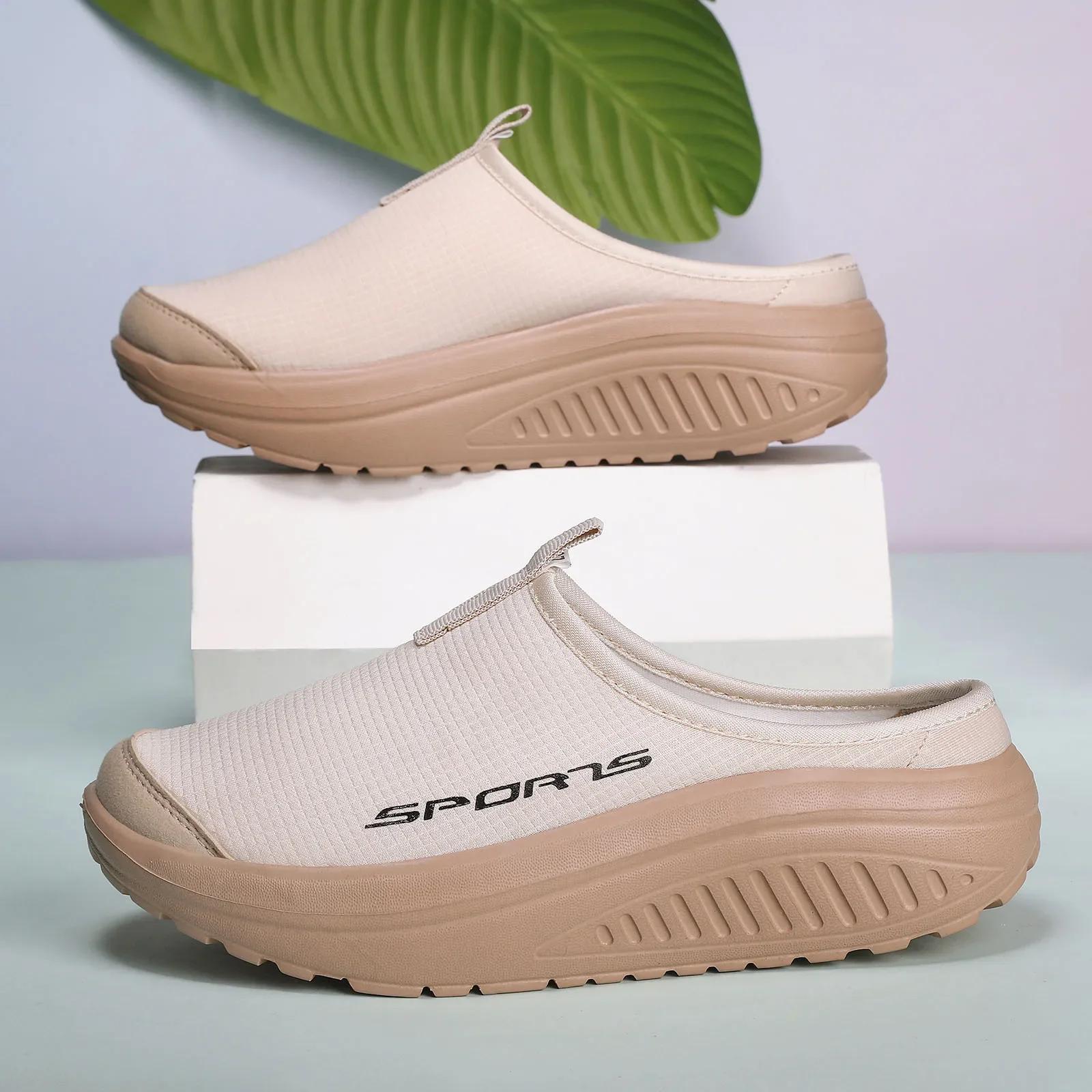 Chaussures à l'offre elles optiques semi-traînées pour femmes, décontractées, légères, respirantes,