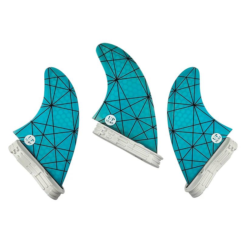 UPSURF-Palmes de Surf FCS 2, G5/G7, Bleu, Moyennes/Larges