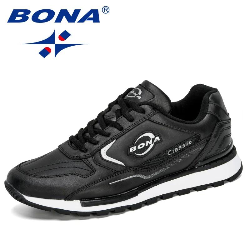 BONA 2023 nouveaux créateurs homme anti-dérapant chaussures de Jogging chaussures de course à la mod